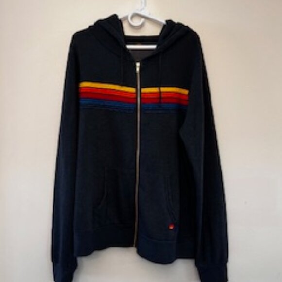 Aviator Nation 5 Stripe Hoodie XL - Picture 7 of 8